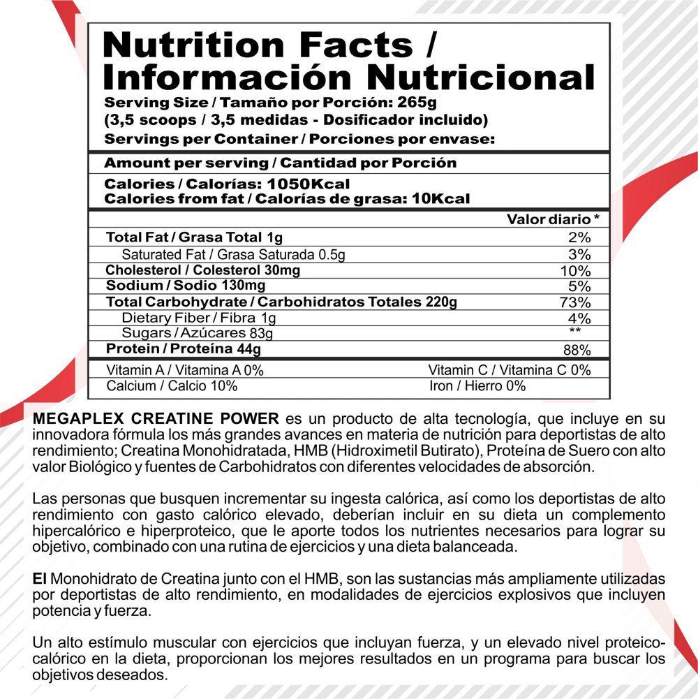 Megaplex Creatine Power Megaplex - Imagen 2
