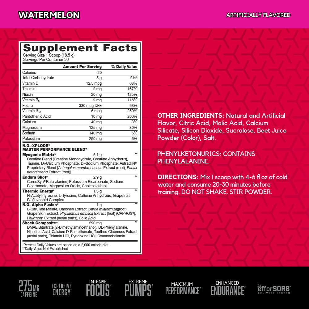 no xplode 30 serv watermelon