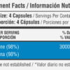glutamine 120 caps tabla