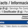 glutamine 40 serv tabla