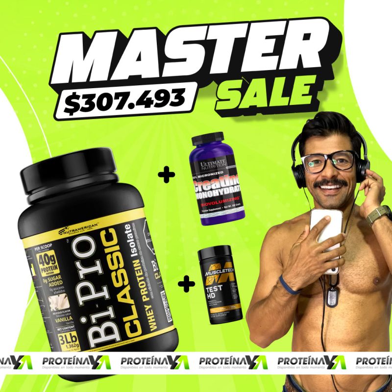 BiPro Classic 3 lb + Creatine Monohydrate 300gr + Test HD 90 caps