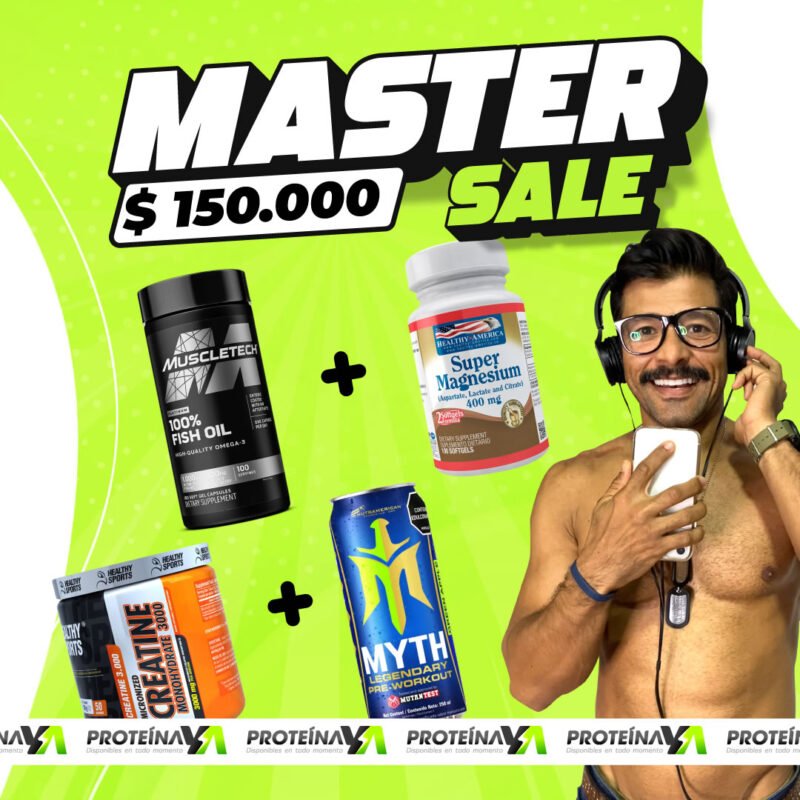 Creatina Healthy + Omega 3 + Super Magnesium + Myth Pre Workout